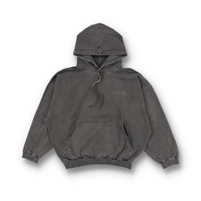 Cole Buxton Grey Heavyweight Warm Up Logo Oversized Hoodie | Size L RRP £170