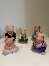 Vintage NatWest Pigs - 5 piece