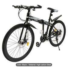 Mountain Bike 26" Wheel Adult Bicycle Folding Bike