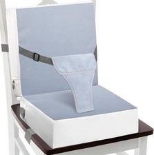 Toddler Booster Seat for Dining Chair, 3 Point Buckle Stronger Security