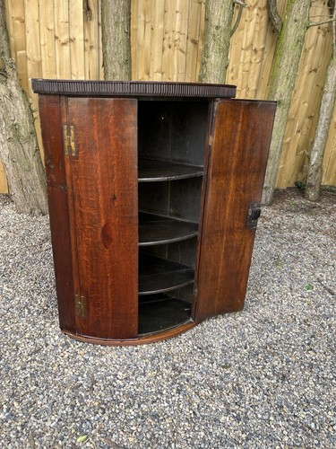 Antique edwardian oak - oak, curved