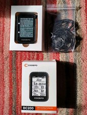 Coospo BC200 GPS Bike Computer – Wireless ANT+ Bluetooth Auto Backlight RRP £66