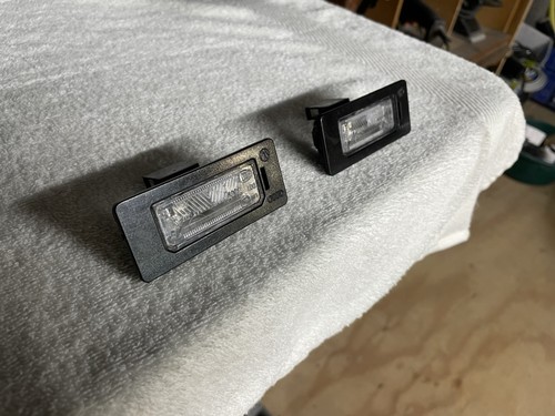 Audi number plate lights - number,