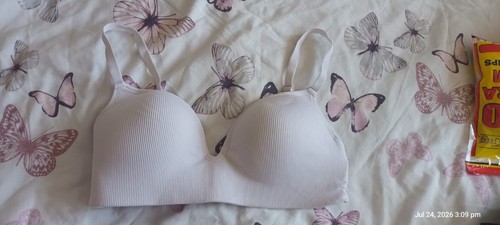 White shirt bra large - white,