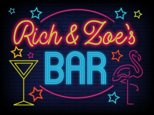 Personalised bar sign metal - personalised,