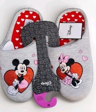 Primark Disney Ladies Mickey Mouse Slippers Indoor Home Womens SlipOn Mules Shoe