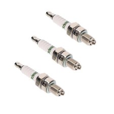 3x Spark Plug CR7HSA for 50/125/150ccm 4 Stroke Scooter GY6 QMB QMA Engines