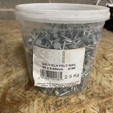 2.5 Kg Galvanized ELH Felt Nail 25 X 3.00mm Clout Nails Roof Nails