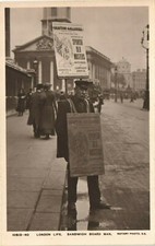 London Life. Sandwich Board Man by Rotary # 10513-40.