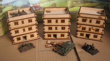3 15mm 3 Story Houses Building
