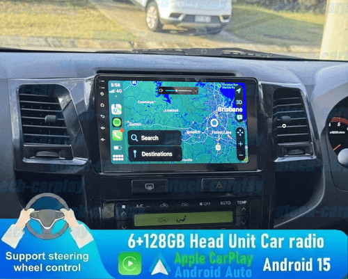 Carplay for toyota hilux mk6 - for,