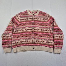 BODEN Fair Isle Cardigan XL