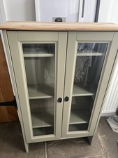 Leksvik IKEA Cabinet With Glass Doors