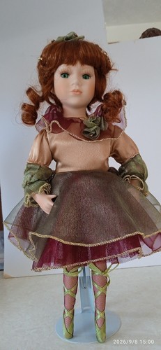 Vintage porcelain doll - vintage,