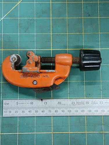 Vintage copper tube cutter - copper,