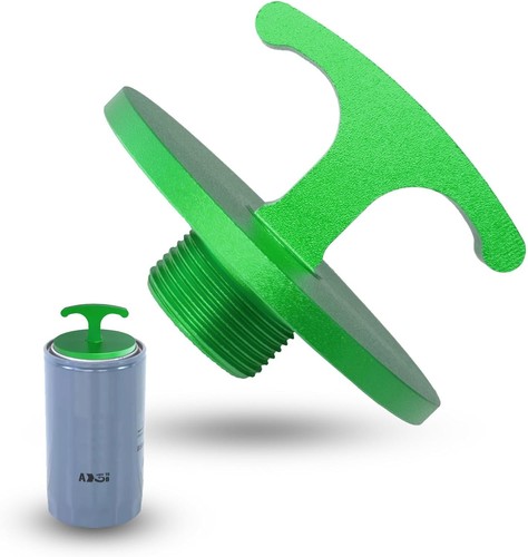 Aluminum oil filter plug - filter, tool