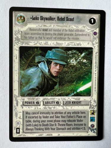 Star wars ccg luke skywalker - ccg,