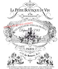 FURNITURE DECAL  TRANSFER RUB