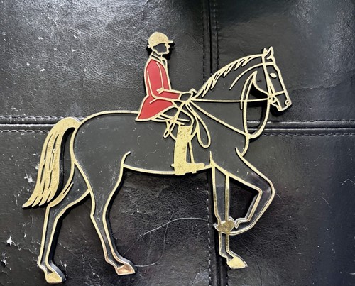 Horse and rider plastic - horse,