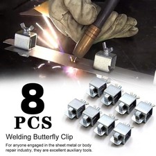 New 8x Set Butt Weld Clamps