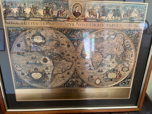Blaeu wall map - blaeu,