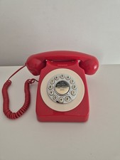Retro telephone red vintage - telephone,