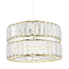 Chic Double Tier Gold Pendant