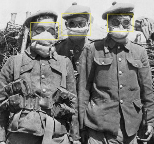 British ww1 trench goggles - british,