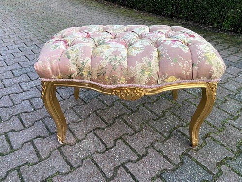 Bench louis xvi gold - xvi, leaf