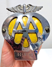 AA Car Badge Vintage Metal -