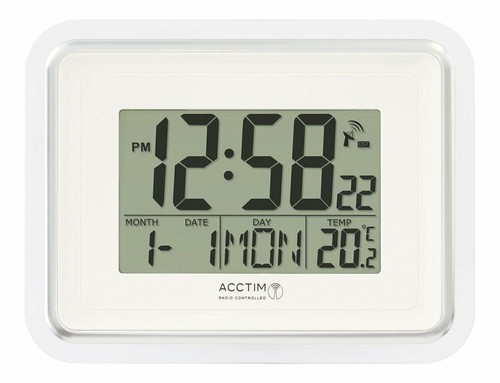 Radio controlled silver 24hr - radio,
