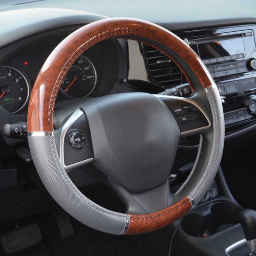 Wood grain steering wheel - grain,