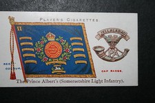 SOMERSET LIGHT INFANTRY  Vintage Regimental Colours Card