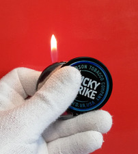 Lucky Strike Round Metal Gas