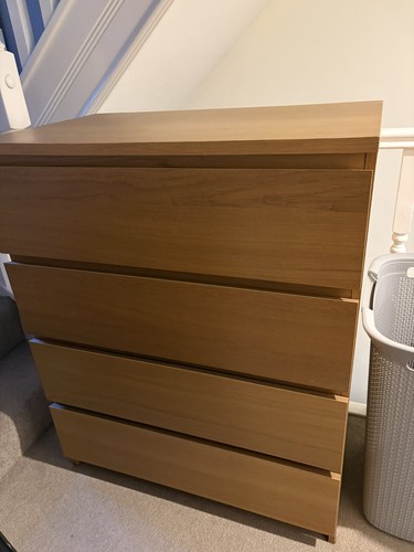 Ikea malm drawer chest - 4-drawer, of