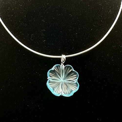 Lalique france blue crystal - france,