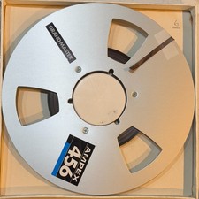 Ampex Grand Master 456 10.5" Metal Reel Tape – Slightly use-Partial Tape-No Box