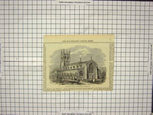 Original old antique print - original,