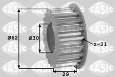 GEAR, CRANKSHAFT SASIC 1600001