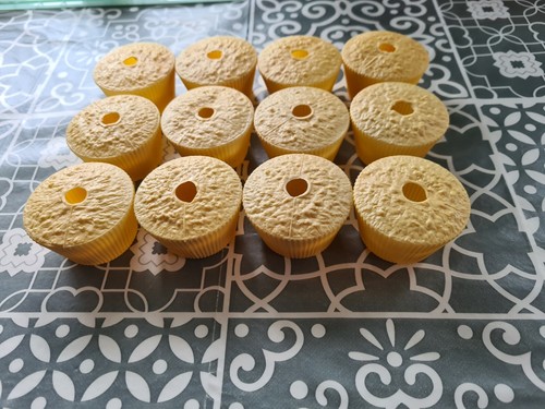 Artificial fake cupcakes 12 - x,