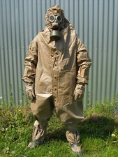 MEGA RARE COLD WAR CZECH ARMY CIVIL DEFENCE Mk.1 VOP.63 NBC SUIT - INFLATABLE!