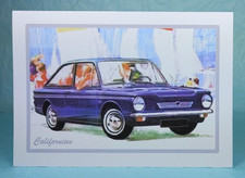 HILLMAN IMP Californian - GREETING CARD - Classic Car Memorabilia - Blank