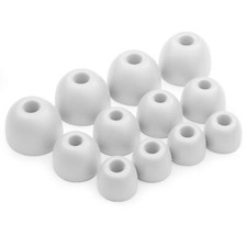 12 x Silicone EarBuds Ear Tips For Beats Studio Buds, Fit Pro Earphones in Grey