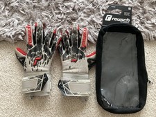 Kid’s Junior Reusch Attrakt Freegel Goalkeeper Gloves GK Football Size 5.5