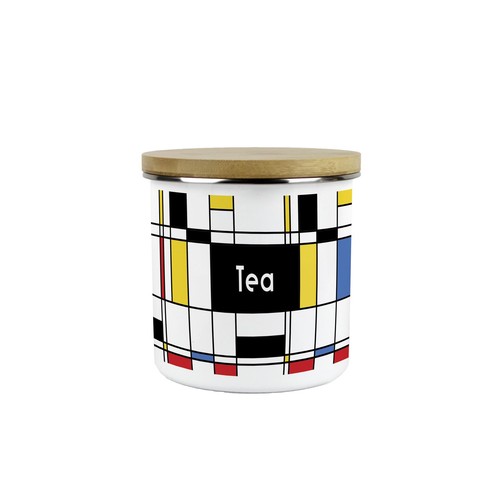 Retro tea canister art deco - retro,