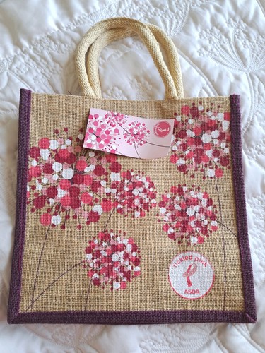 Tickled pink small jute - pink,