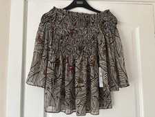 BNWT Zara Top Bardot Off