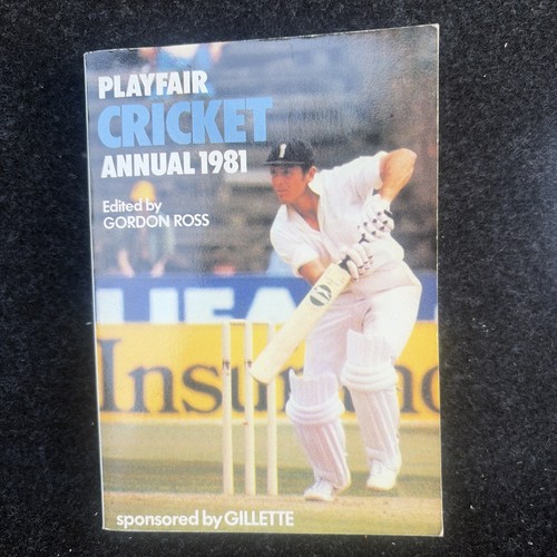 Playfair cricket annual - annual, 1981
