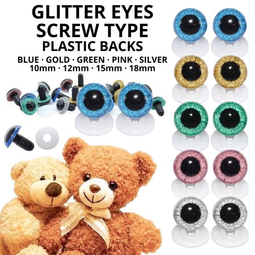 Glitter safety eyes - glitter,