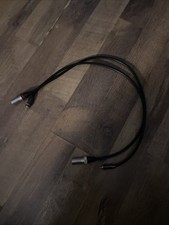 Pair - XLR to RCA - Klotz MC5000 high end Cable Neutrik silver plated XLRs 1-6m